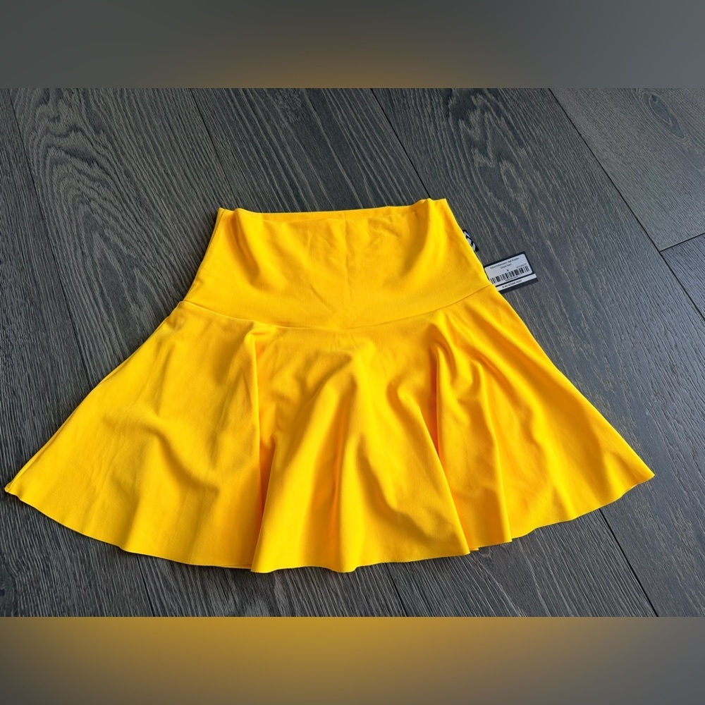Exotica ExoticAthletica Performance High Waisted Simple Skort in Yellow